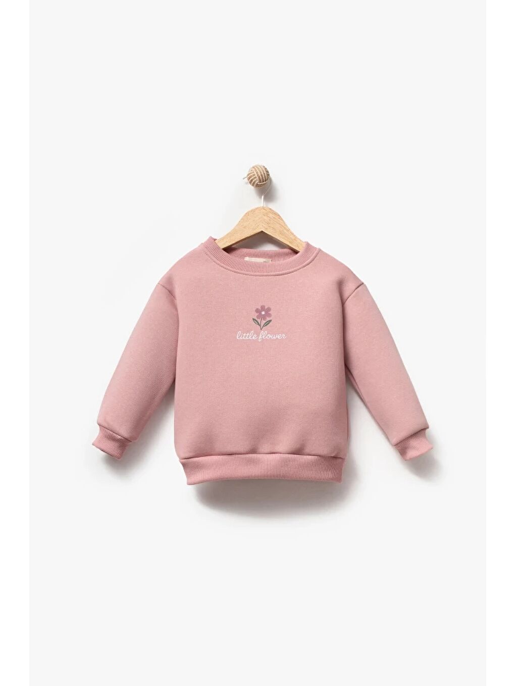 Pembe Çiçek Desenli 3’lü Bebek Takım 8170-5