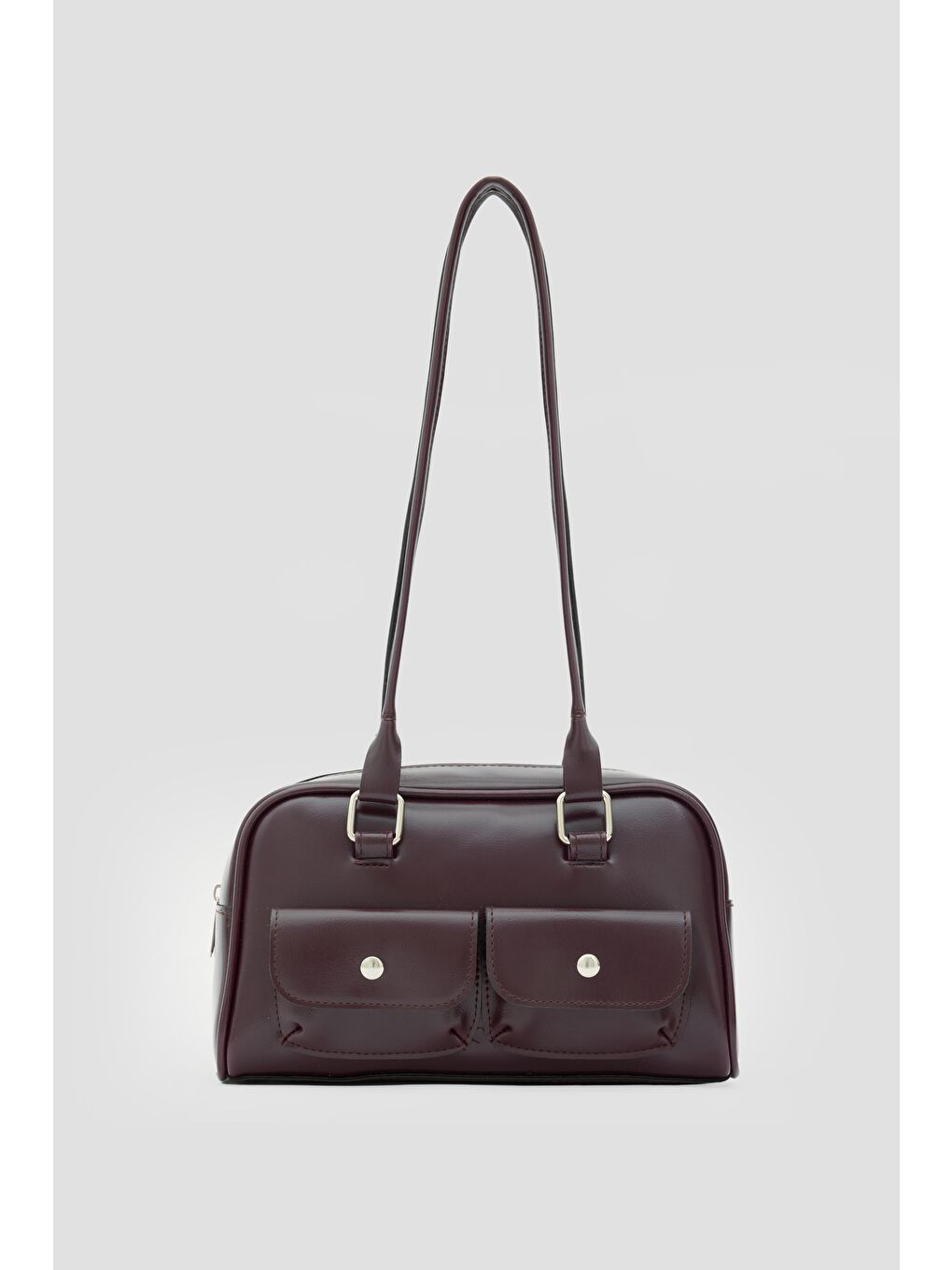 Rhan Retro Baget Çantası Bordo