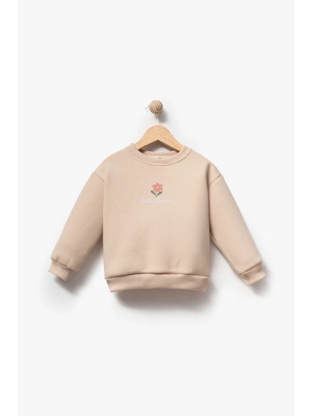 Pembe Çiçek Desenli 3’lü Bebek Takım 8170-4