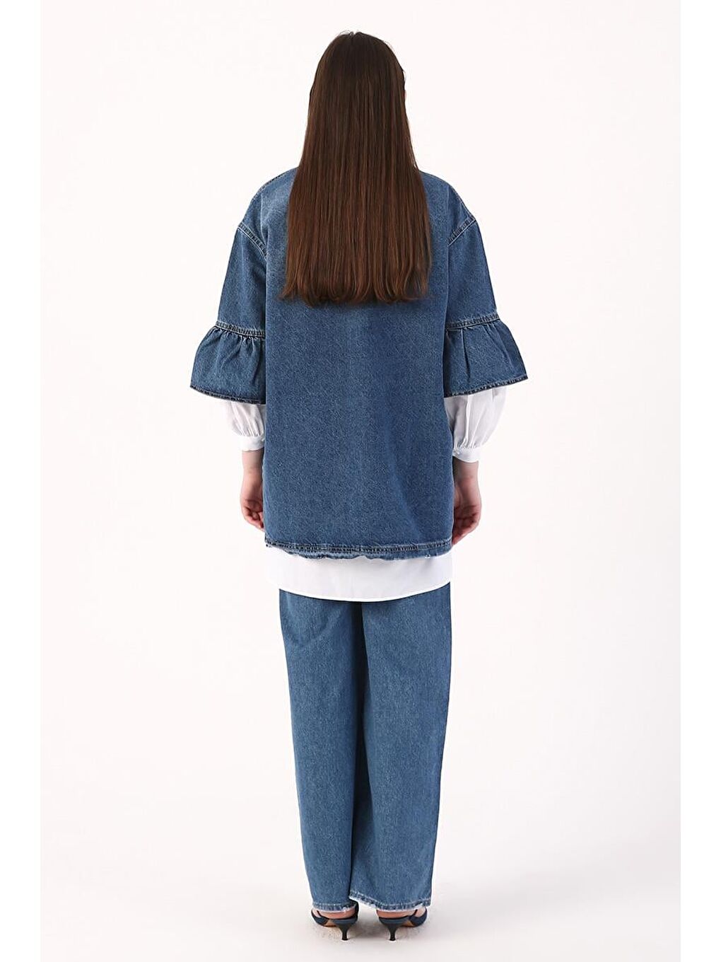 Mavi %100 Pamuk Truvakar Kol Denim Ceket-3