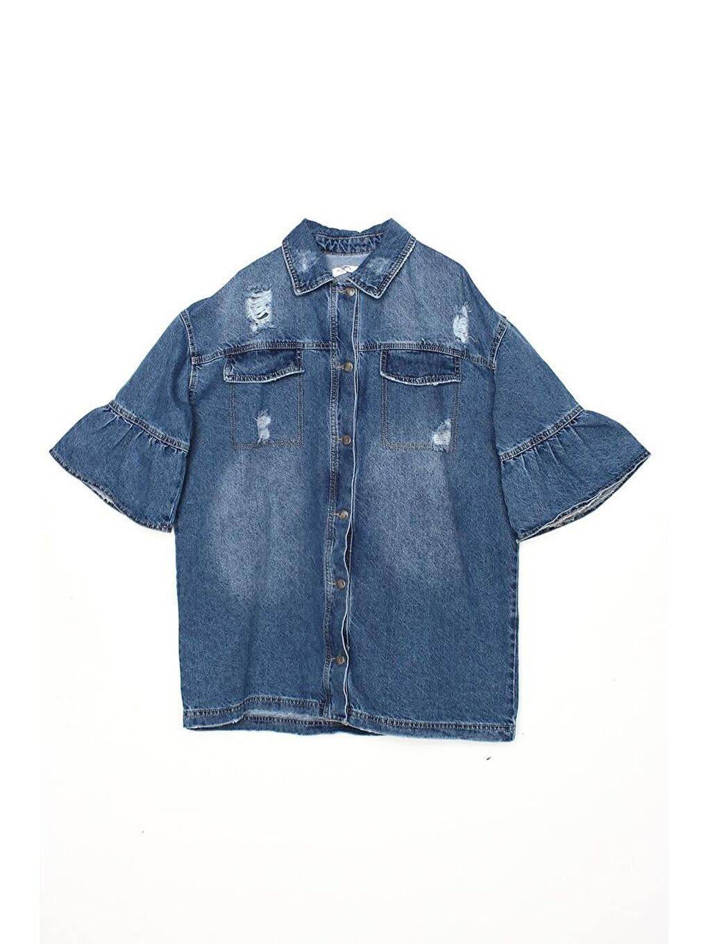 Mavi %100 Pamuk Truvakar Kol Denim Ceket-7