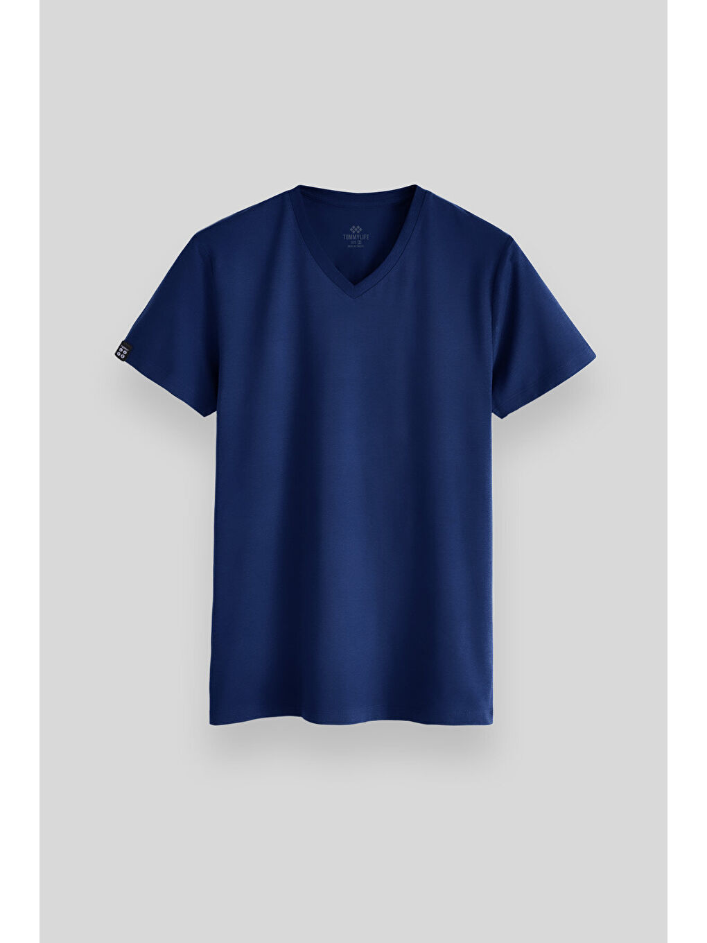 İndigo Basic Kısa Kol Standart Kalıp V Yaka Erkek Tişört - 87912