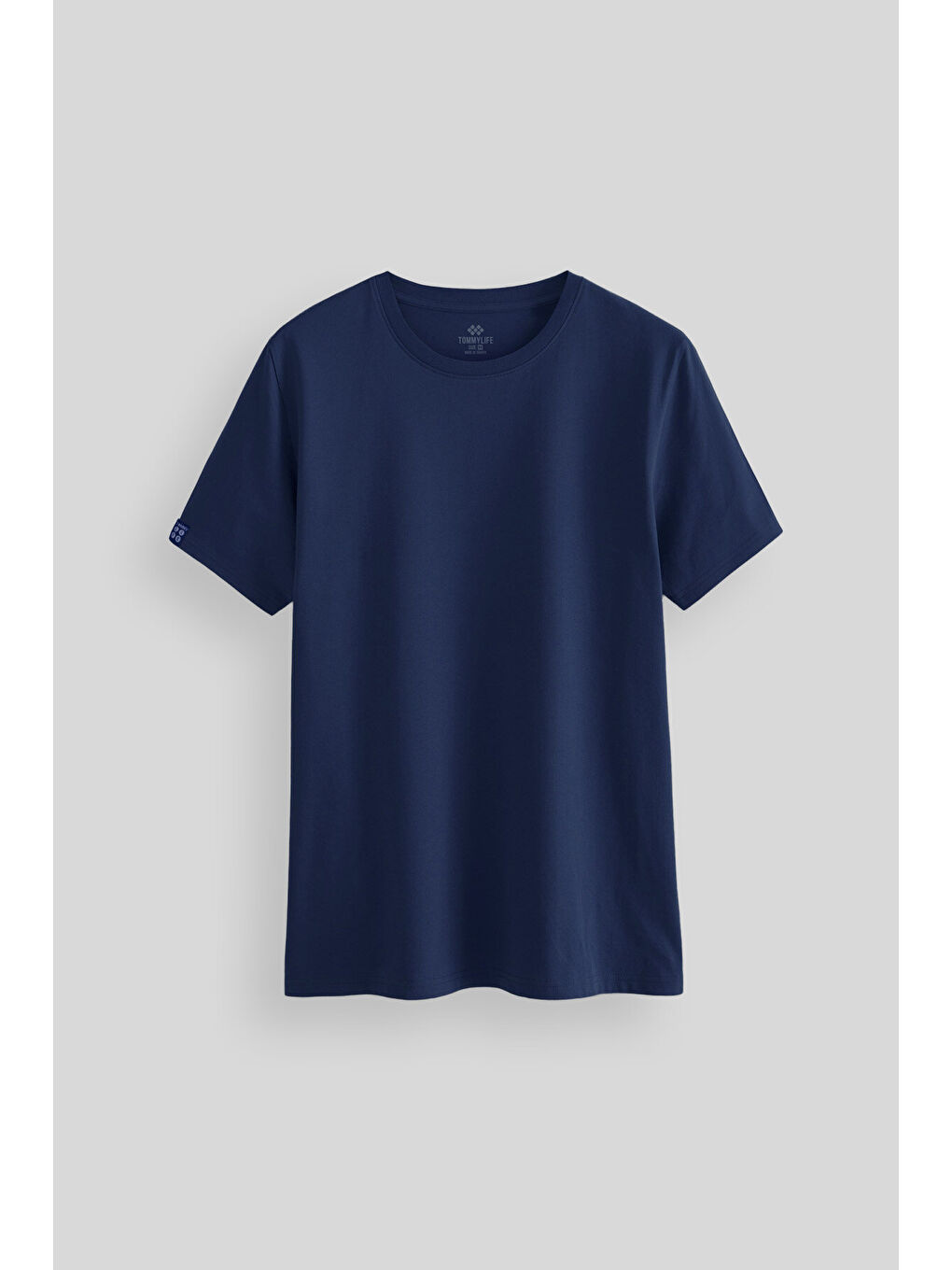 İndigo Erkek Basic Kısa Kol Standart Kalıp Bisiklet Yaka Tişört - 87911