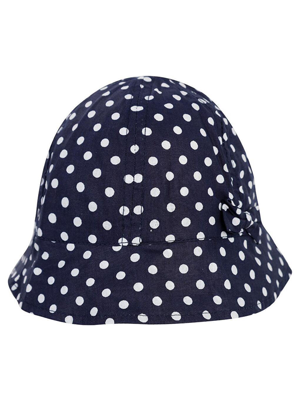 PUAN DESENLİ 2-5 YAŞ KIZ MAKSİ ŞAPKA - Lacivert Standart