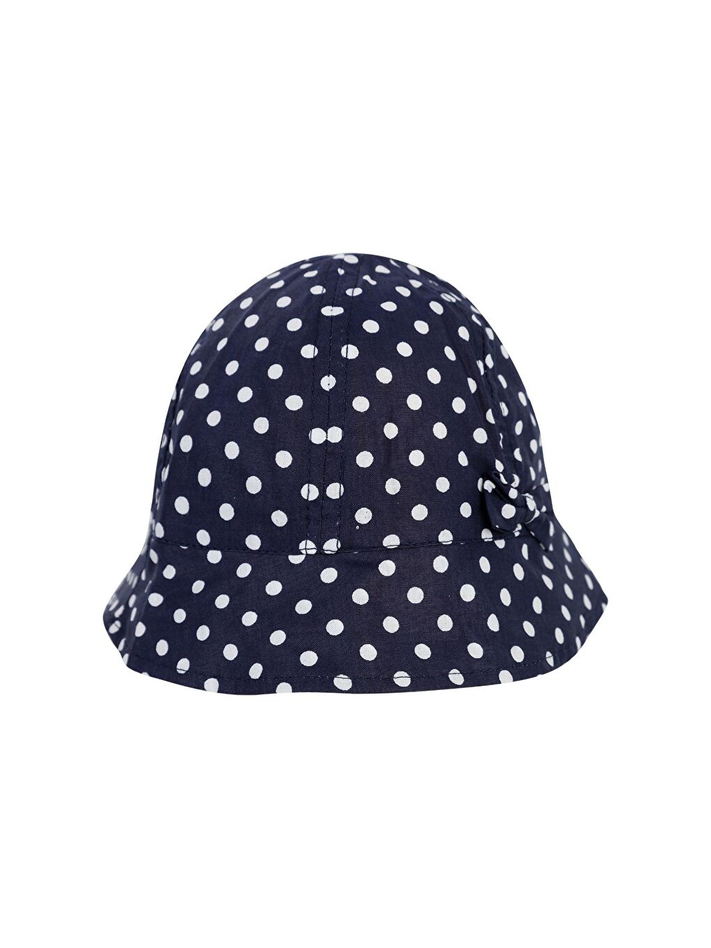 PUAN DESENLİ 2-5 YAŞ KIZ MAKSİ ŞAPKA - Lacivert Standart-1