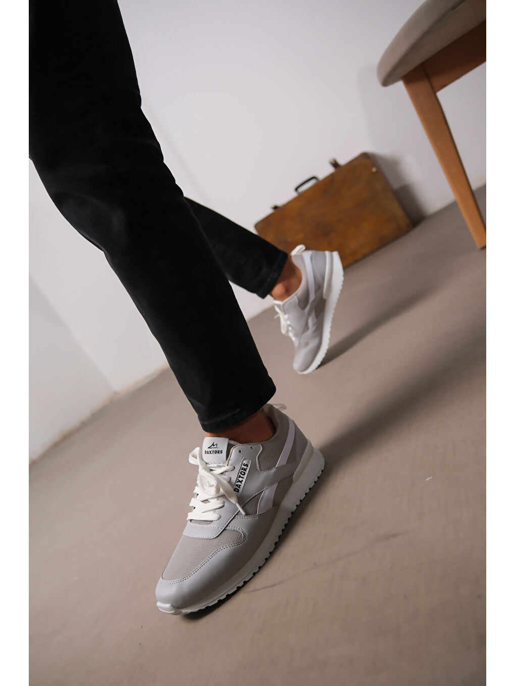 Gri D0061 Günlük Ortopedik   Unisex Sneaker Spor Ayakkabı-3