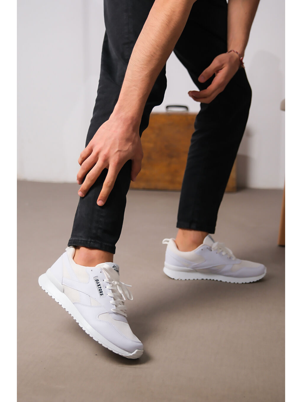 Beyaz D0061 Günlük Ortopedik   Unisex Sneaker Spor Ayakkabı-5