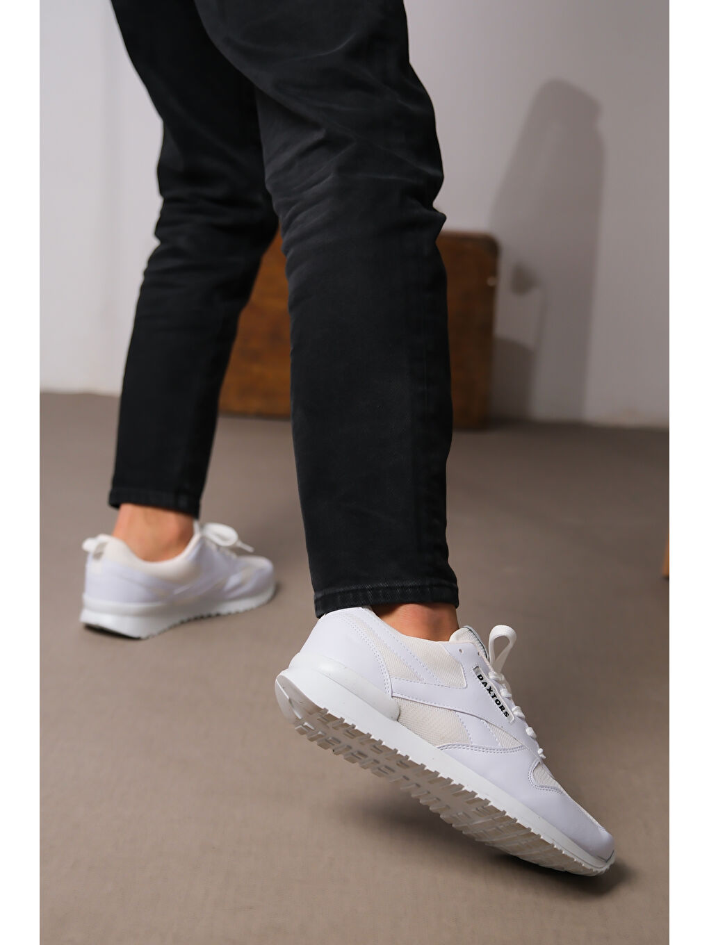 Beyaz D0061 Günlük Ortopedik   Unisex Sneaker Spor Ayakkabı-7