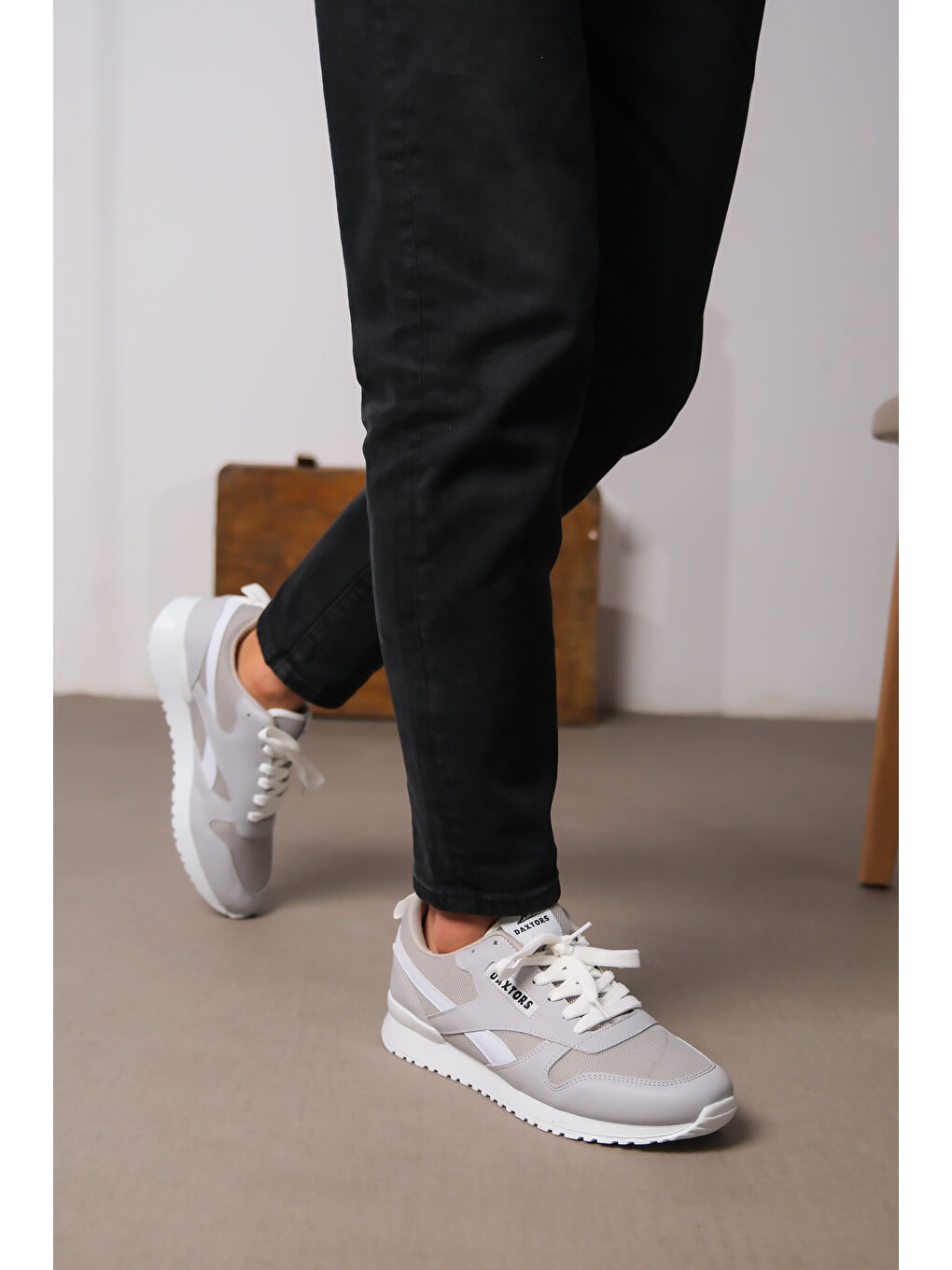 Gri D0061 Günlük Ortopedik   Unisex Sneaker Spor Ayakkabı-5