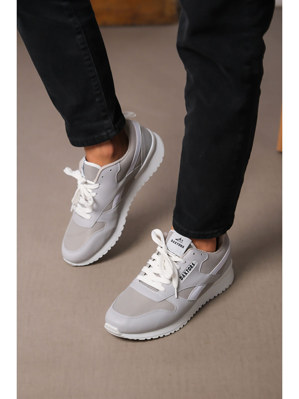 Gri D0061 Günlük Ortopedik   Unisex Sneaker Spor Ayakkabı-7