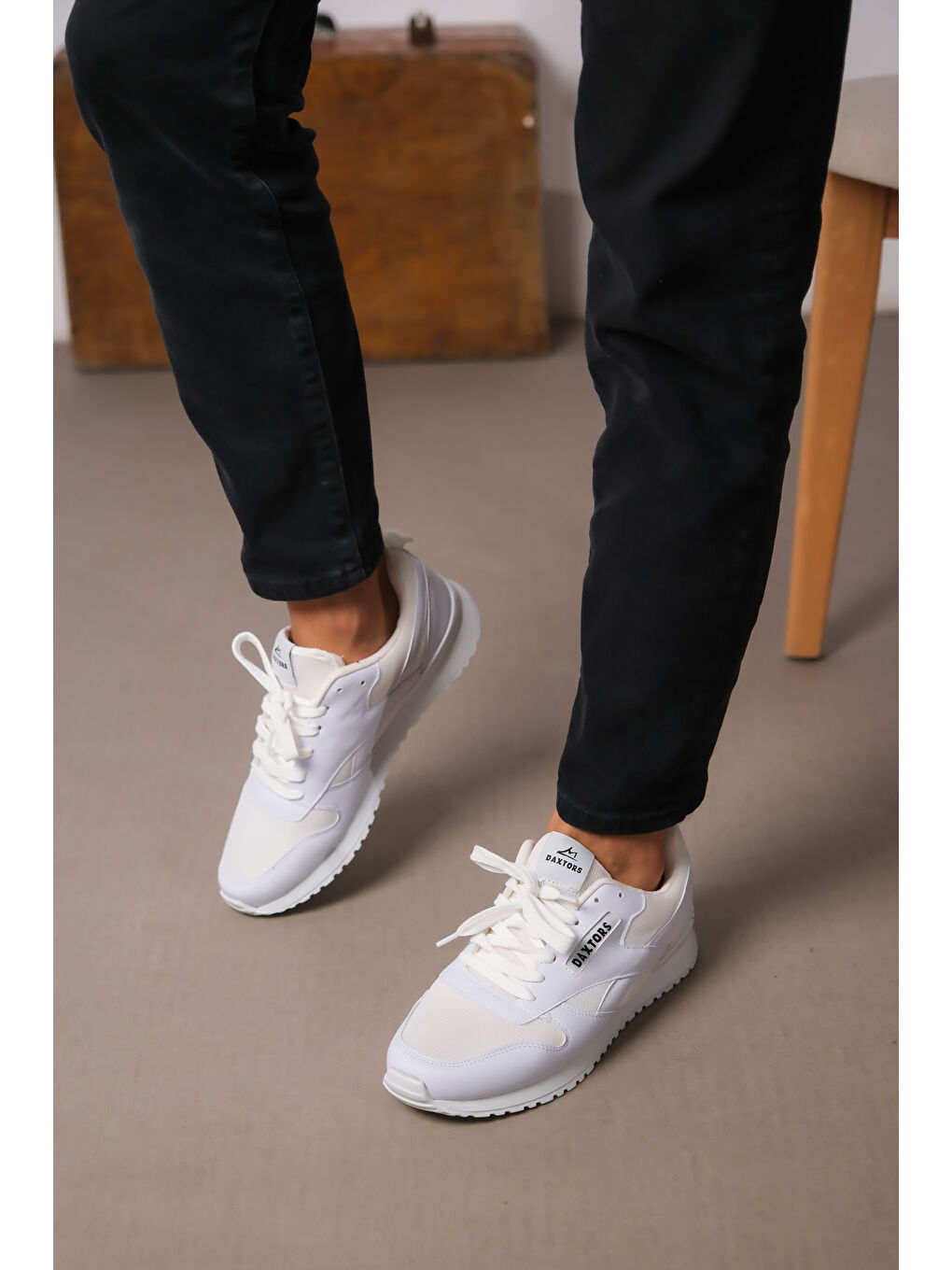 Beyaz D0061 Günlük Ortopedik   Unisex Sneaker Spor Ayakkabı-9