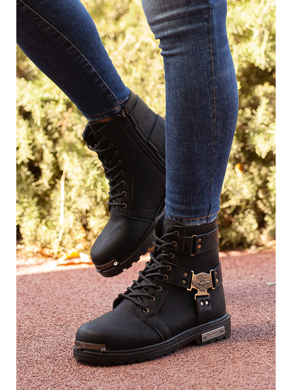 Siyah D218 Unisex Kışlık Kar Botu-1