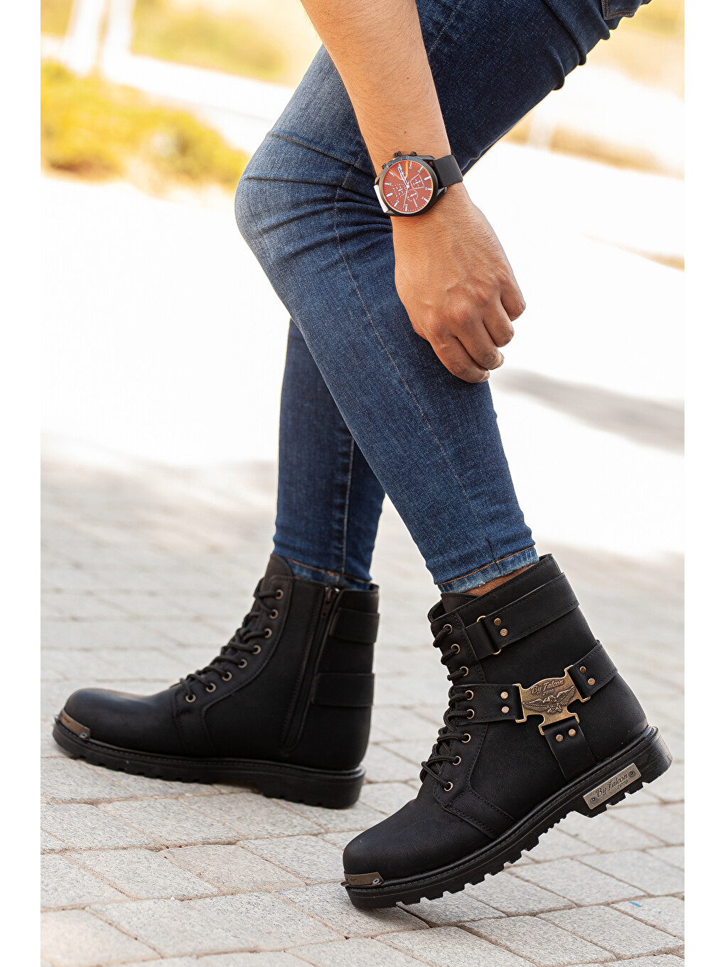 Siyah D218 Unisex Kışlık Kar Botu-3