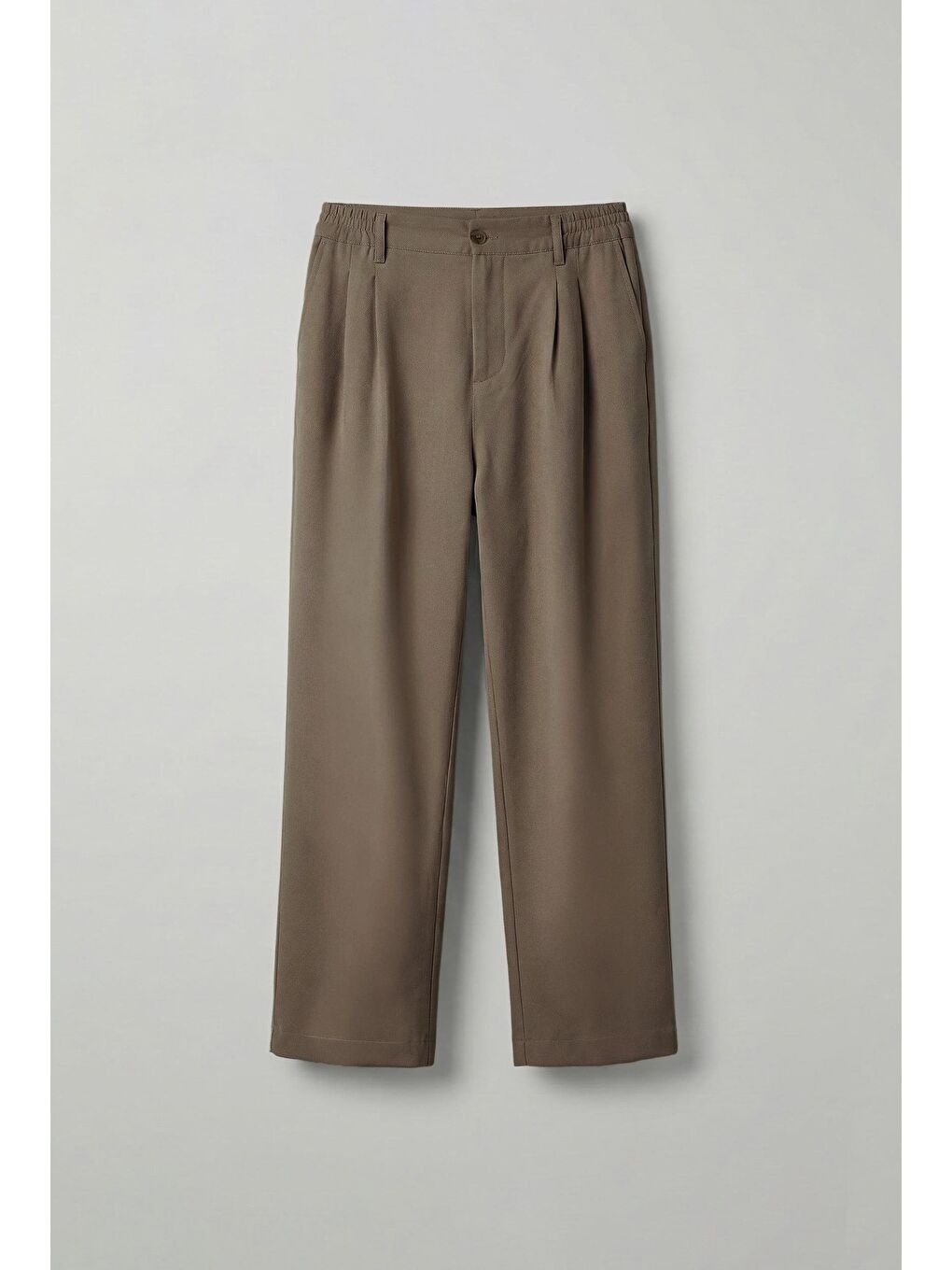 Erkek Baggy Fit Beli Lastikli Pantolon Kahverengi