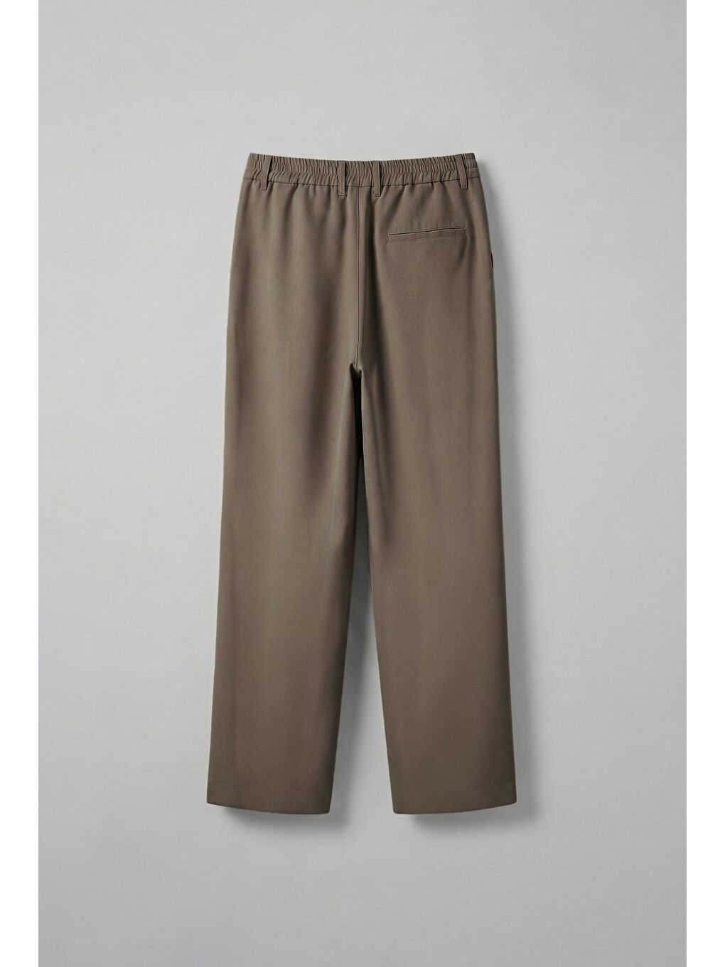 Erkek Baggy Fit Beli Lastikli Pantolon Kahverengi-1