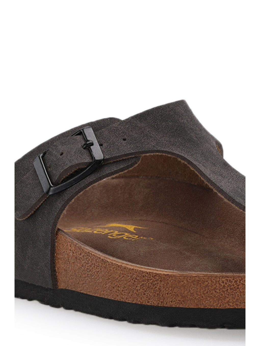 Kahverengi LUKE Kadın parmakarası Terlik Kahve-3