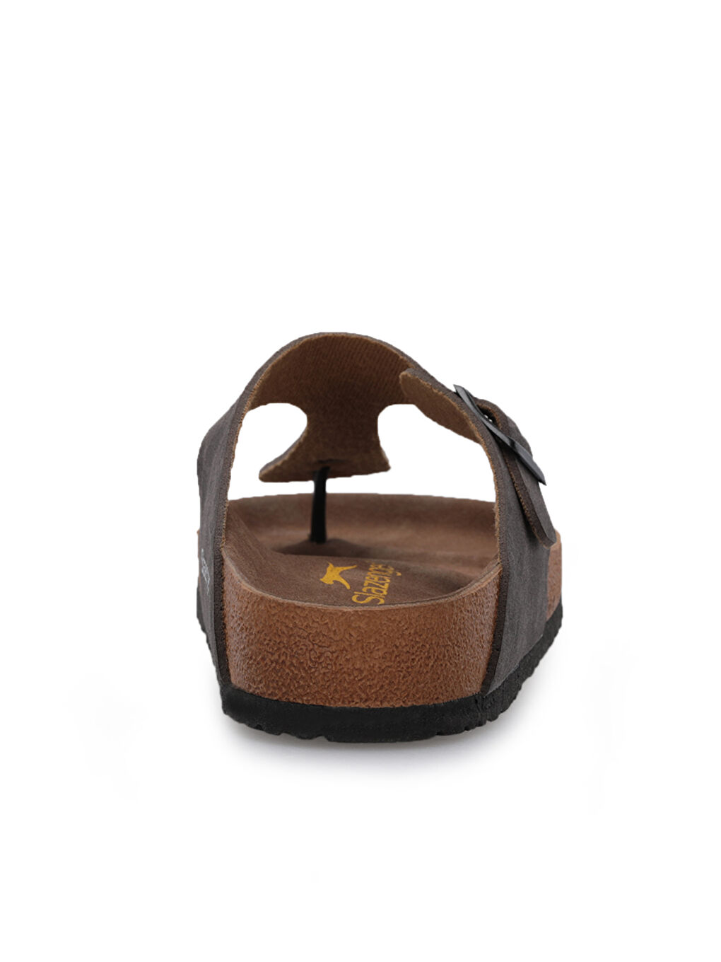 Kahverengi LUKE Kadın parmakarası Terlik Kahve-5