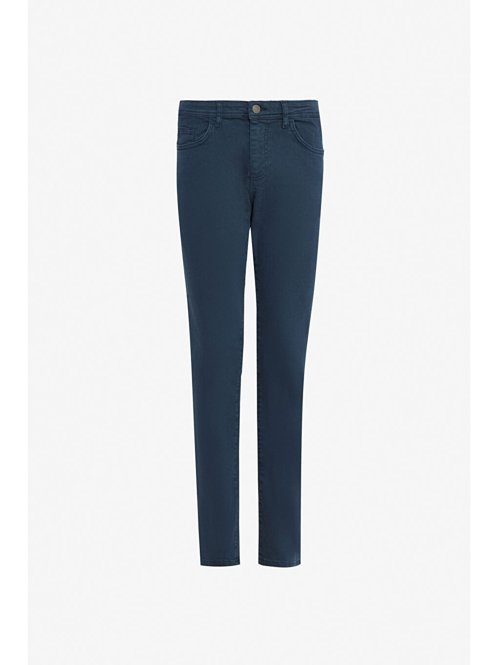 Erkek Lacivert 360 Derece Her Yöne Esneyen Slim Fit Dar Kesim Pamuklu Rahat Pantolon-10