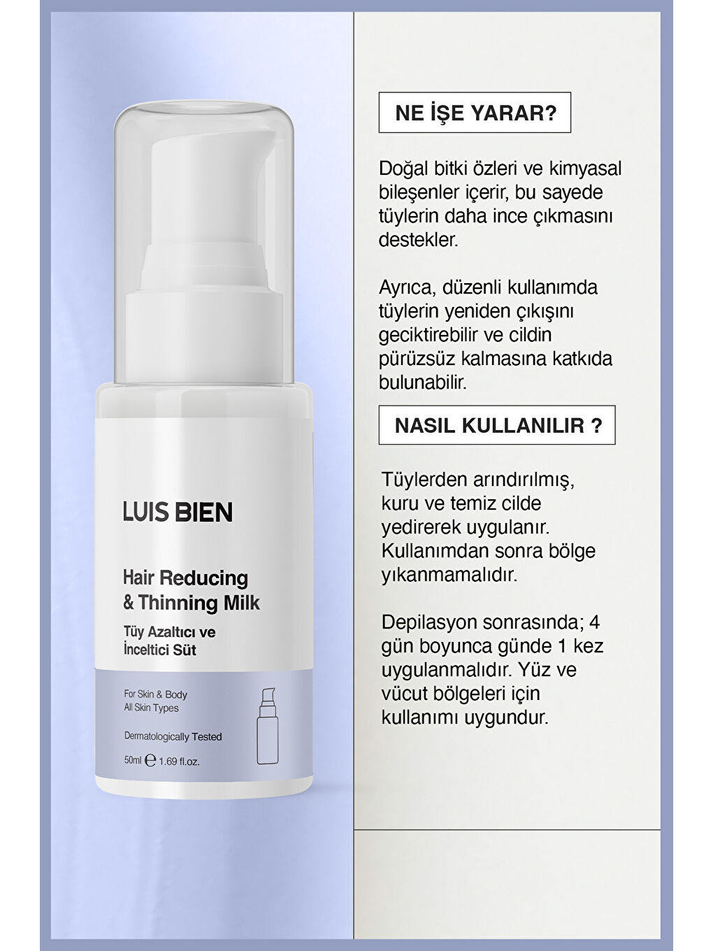 Epilasyon Sonrası Nemlendirici Ve Tüy Inceltici Süt-2