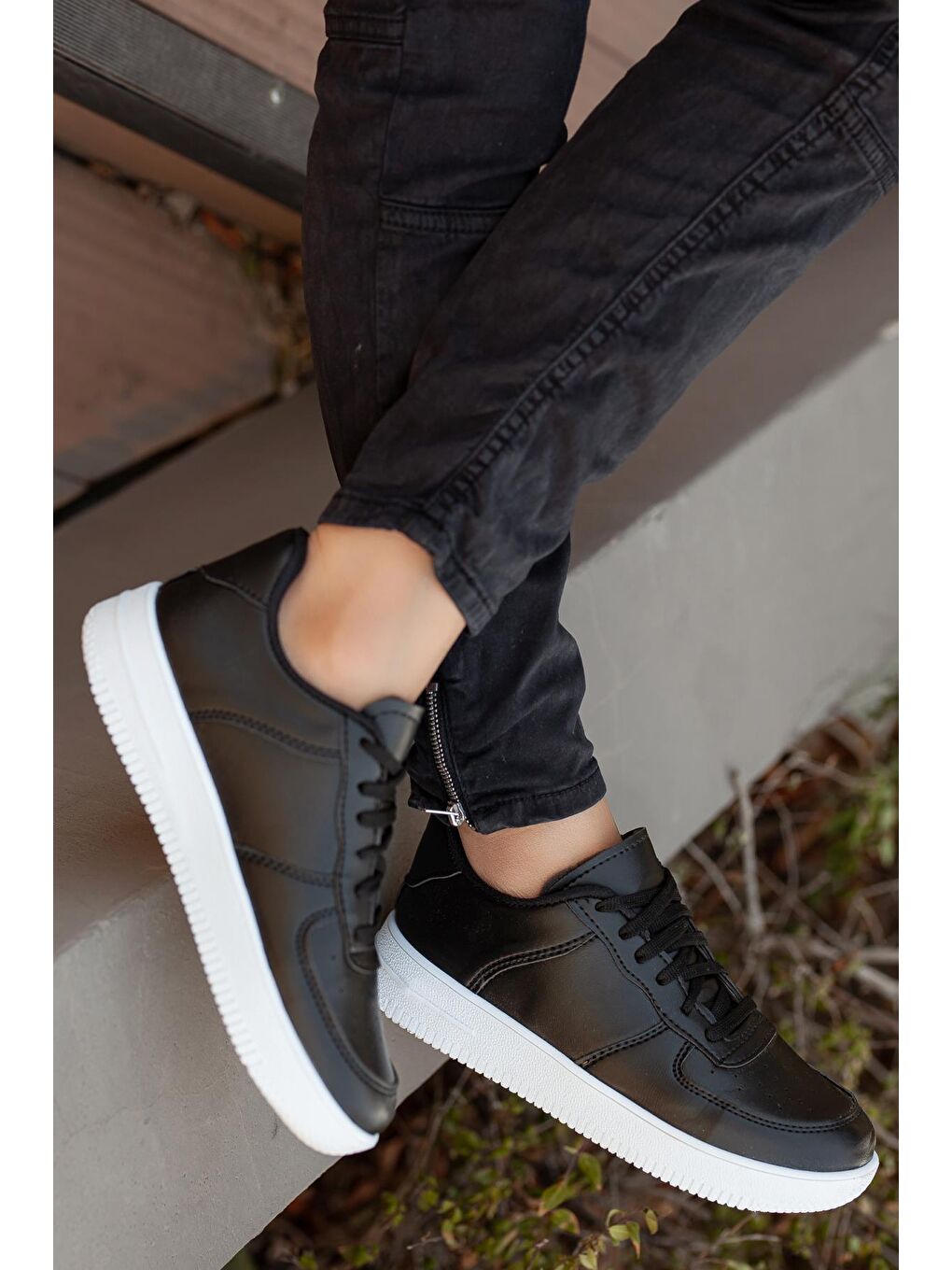 Siyah HOPE Kadın Günlük Sneaker-1