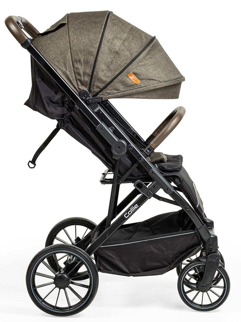 Collie Çift Yönlü Bebek Arabası - Kahve Standart-7