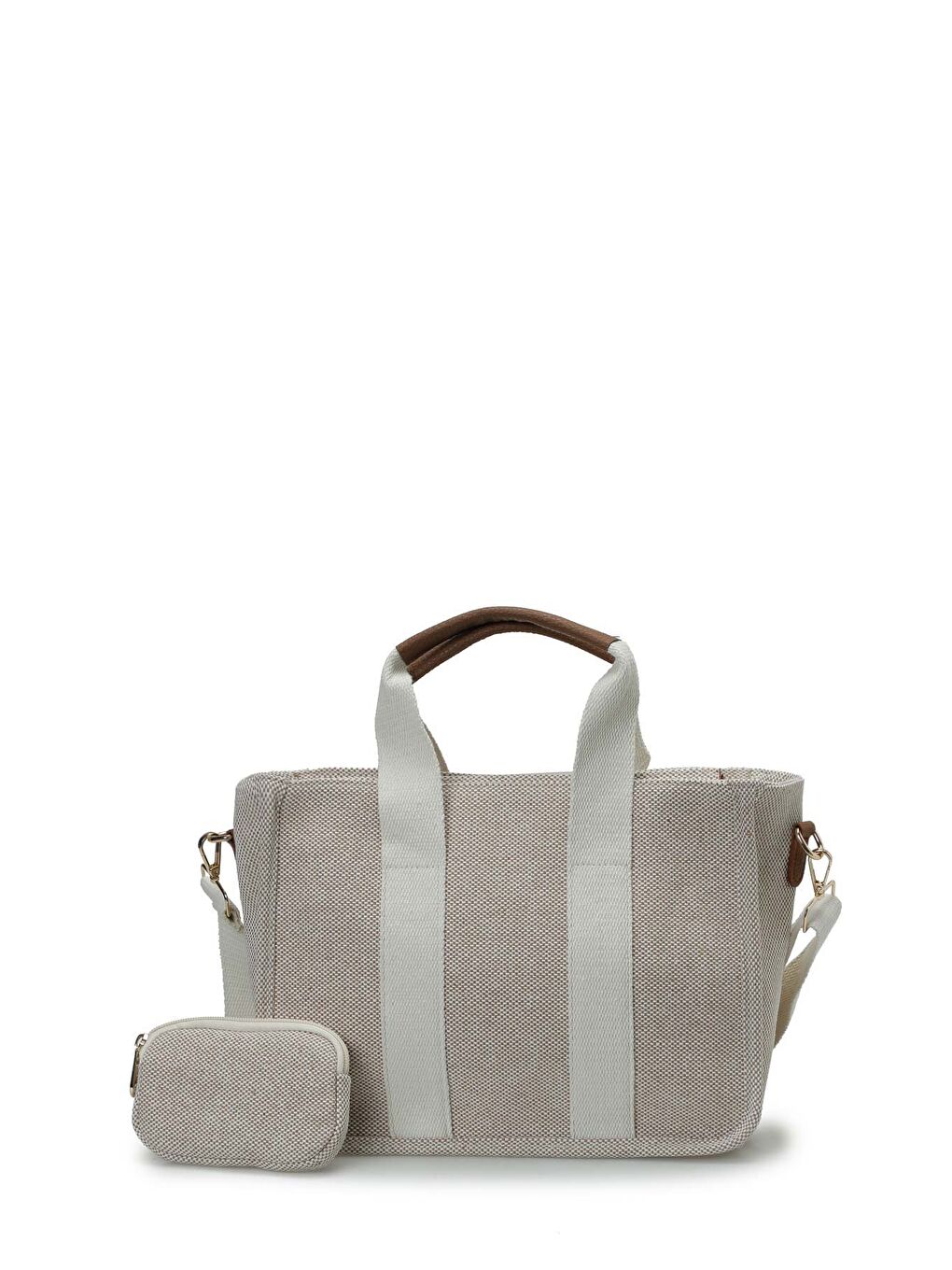 KTN BZK EL 6FX Bej Kadın El Çantası