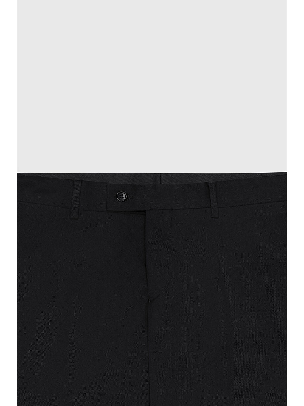 Erkek Siyah Slim Fit Dar Kesim Klasik Yan Cep Pantolon-3