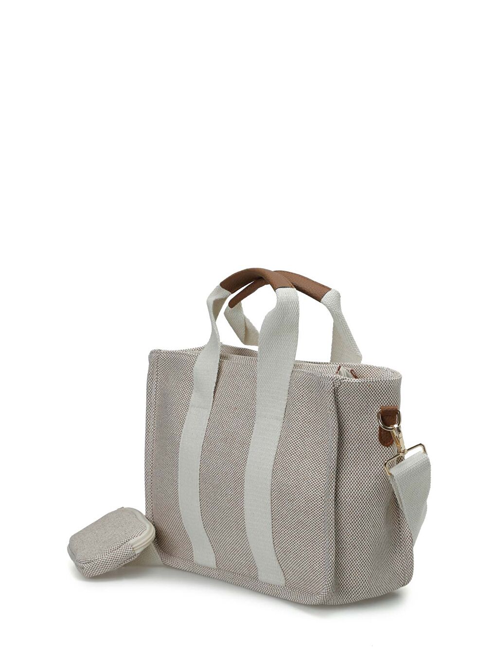 KTN BZK EL 6FX Bej Kadın El Çantası-1