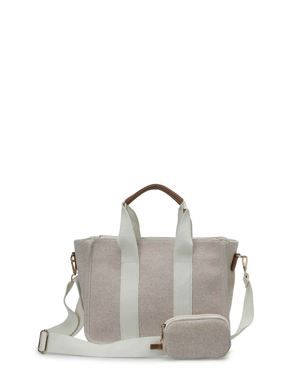 KTN BZK EL 6FX Bej Kadın El Çantası-2