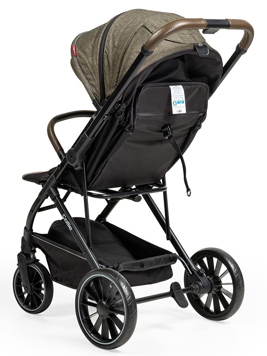 Collie Çift Yönlü Bebek Arabası - Kahve Standart-1