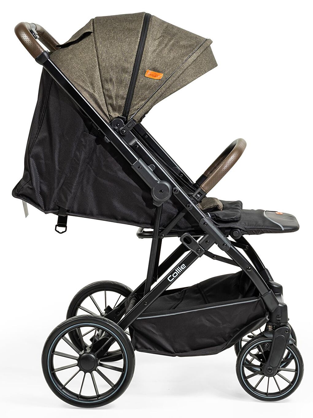 Collie Çift Yönlü Bebek Arabası - Kahve Standart-2