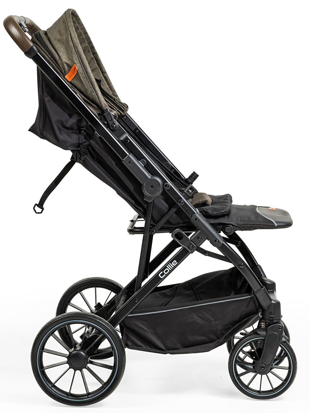 Collie Çift Yönlü Bebek Arabası - Kahve Standart-3