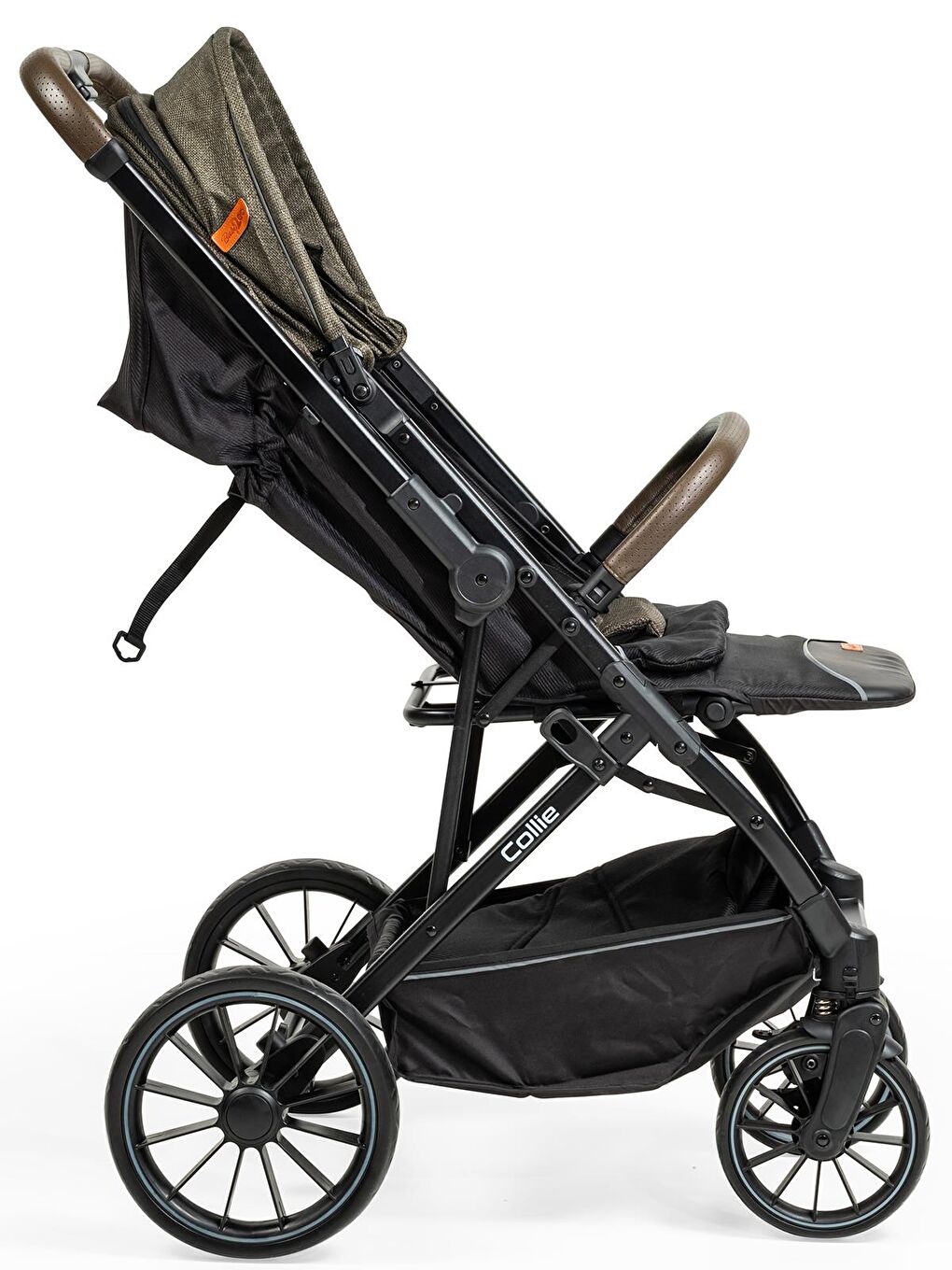 Collie Çift Yönlü Bebek Arabası - Kahve Standart-4