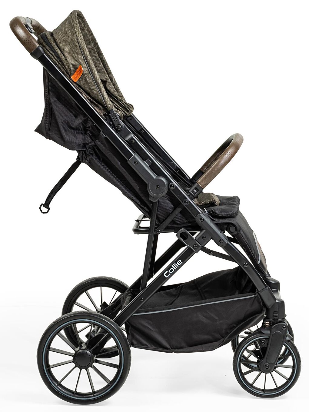 Collie Çift Yönlü Bebek Arabası - Kahve Standart-5