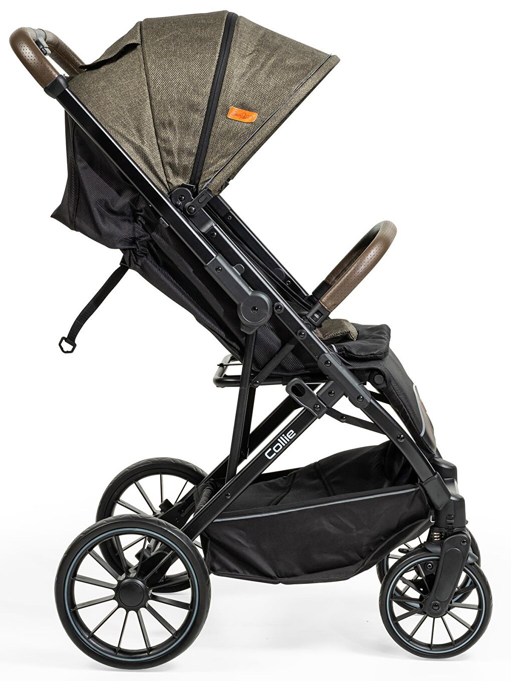 Collie Çift Yönlü Bebek Arabası - Kahve Standart-6