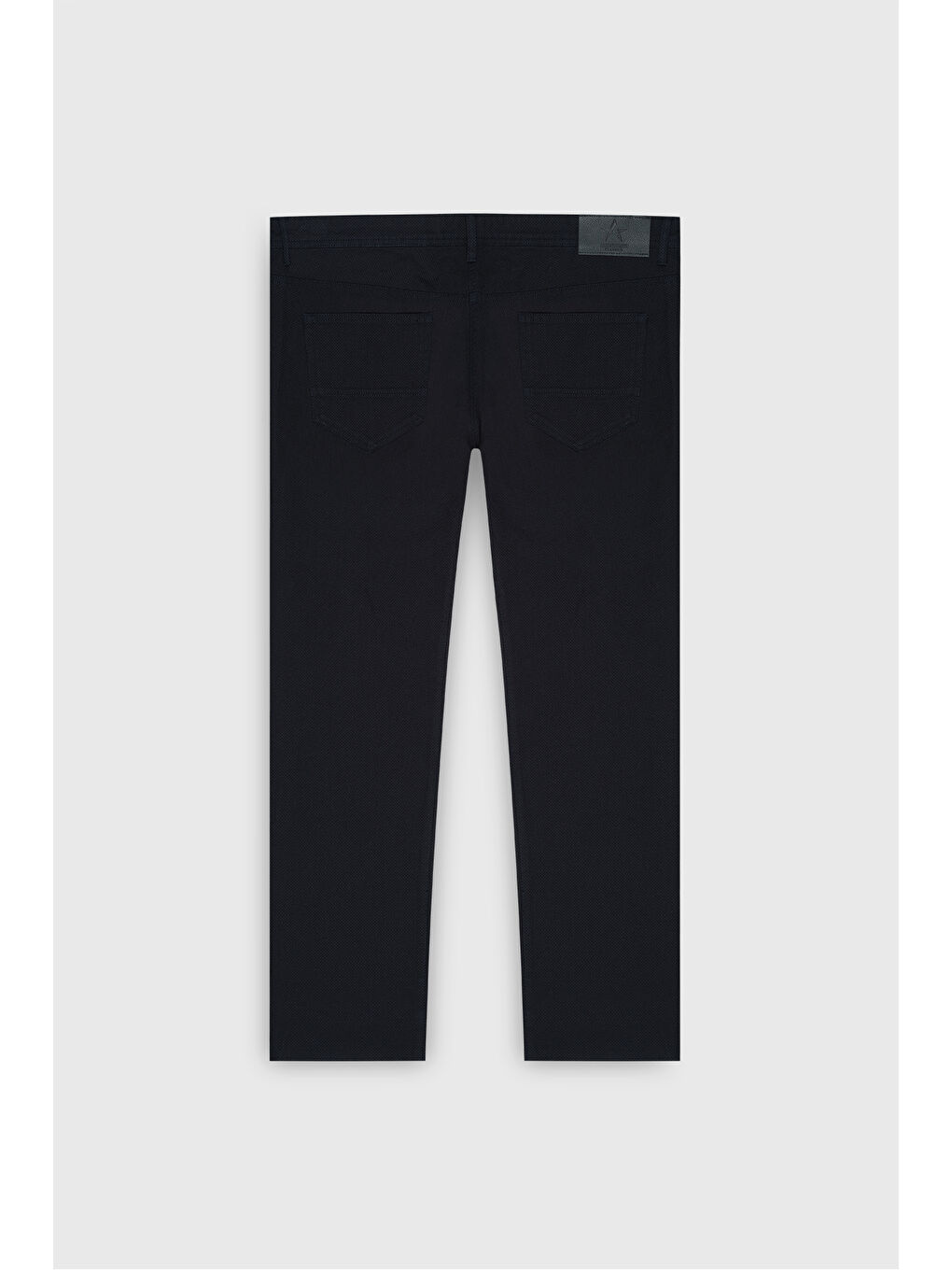 Erkek Lacivert Slim Fit Dar Kesim Pamuklu Esnek Armürlü 5 Cep Pantolon-9