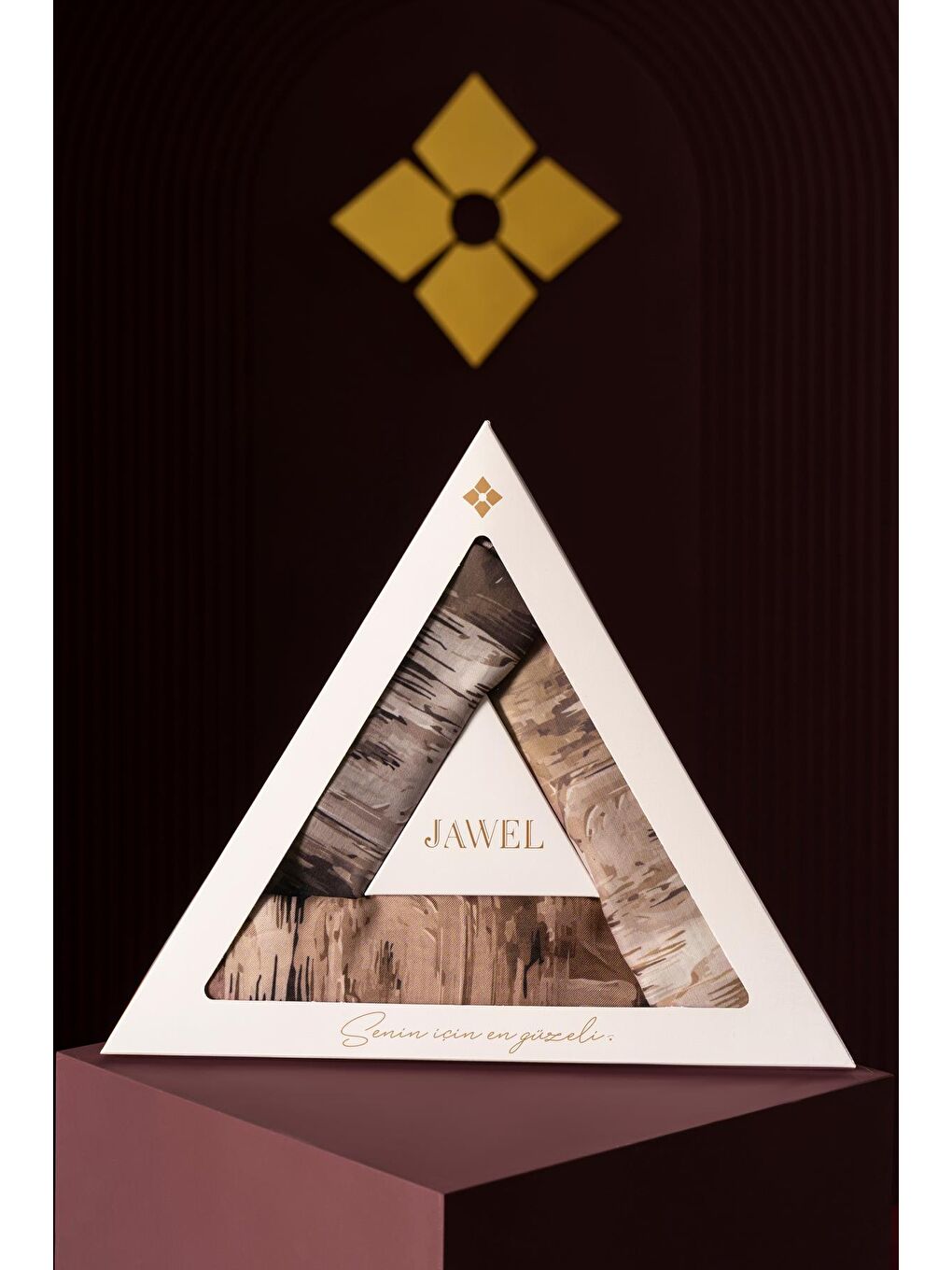 Karışık Kadın Soft Eşarp Paketi Millas( Siyah Kahve-Acı Kahve-Sütlü Kahve)-1