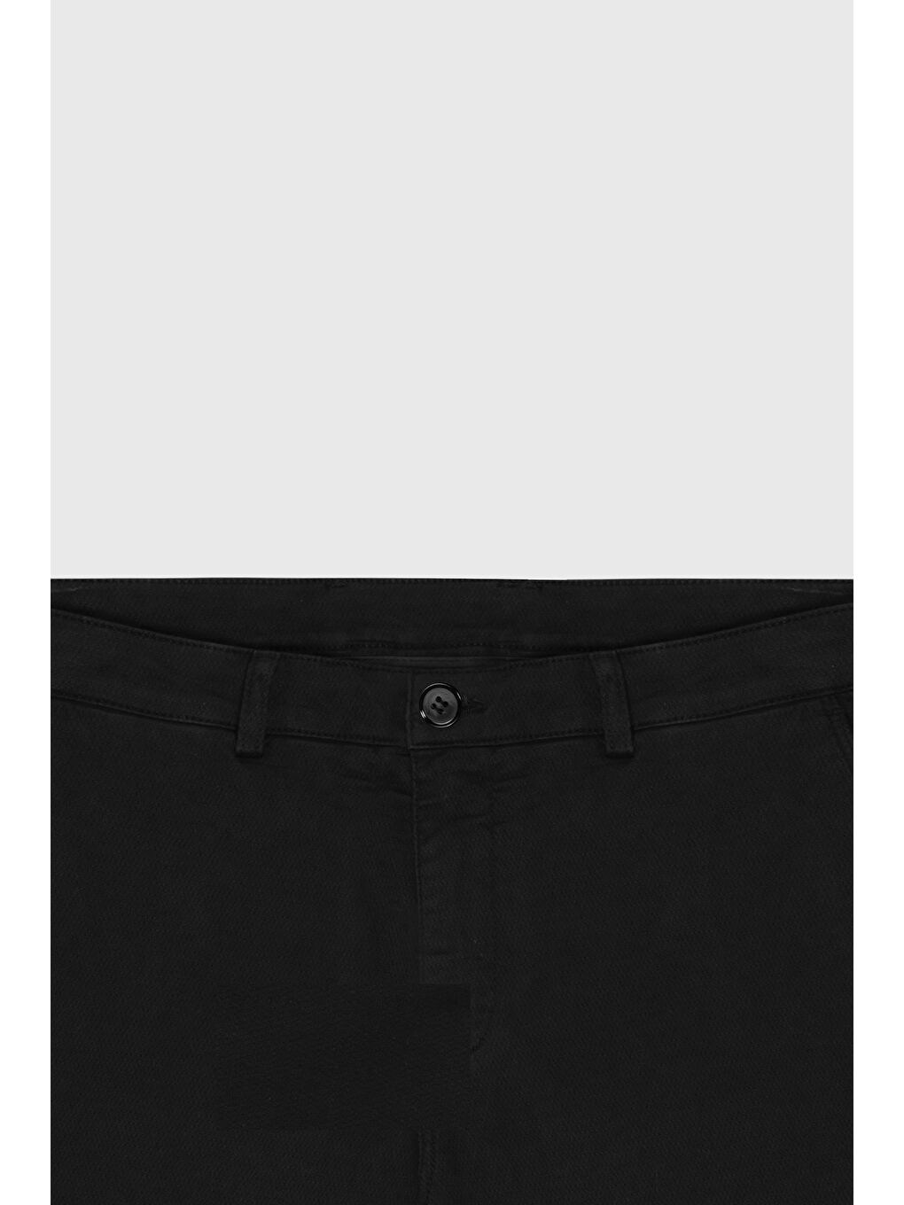 Erkek Siyah Slim Fit Dar Kesim Pamuklu Esnek Armürlü Yan Cep Pantolon-7