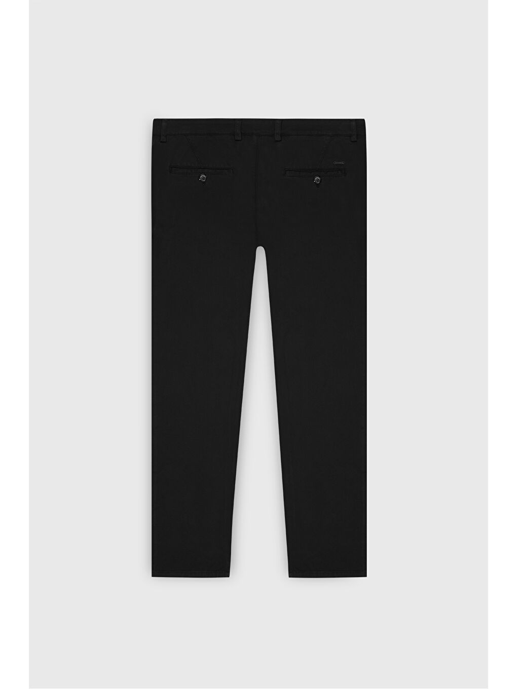 Erkek Siyah Slim Fit Dar Kesim Pamuklu Esnek Armürlü Yan Cep Pantolon-9