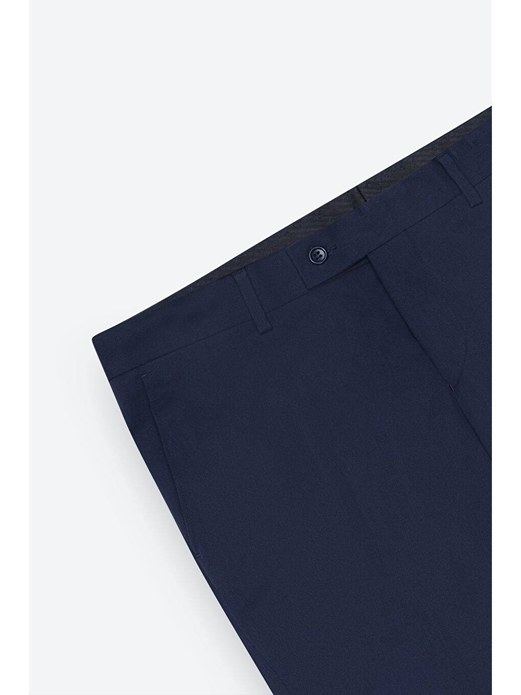 Erkek Lacivert Slim Fit Dar Kesim Klasik Yan Cep Pantolon-9