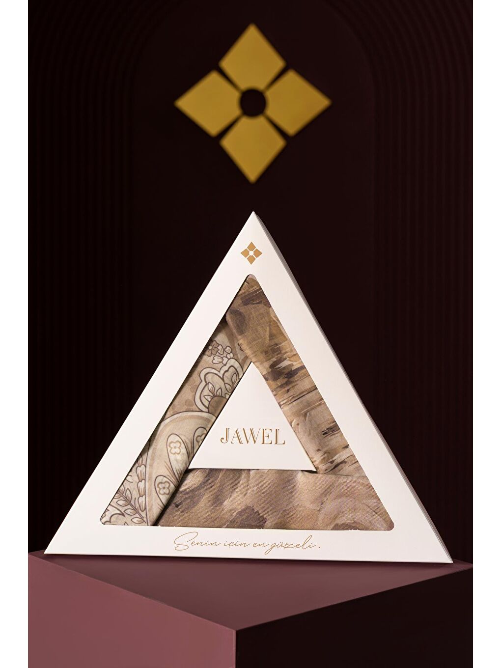 Karışık Kadın Soft Eşarp Paketi Sütlü Kahve (Mirla-Millas-Capua)-1