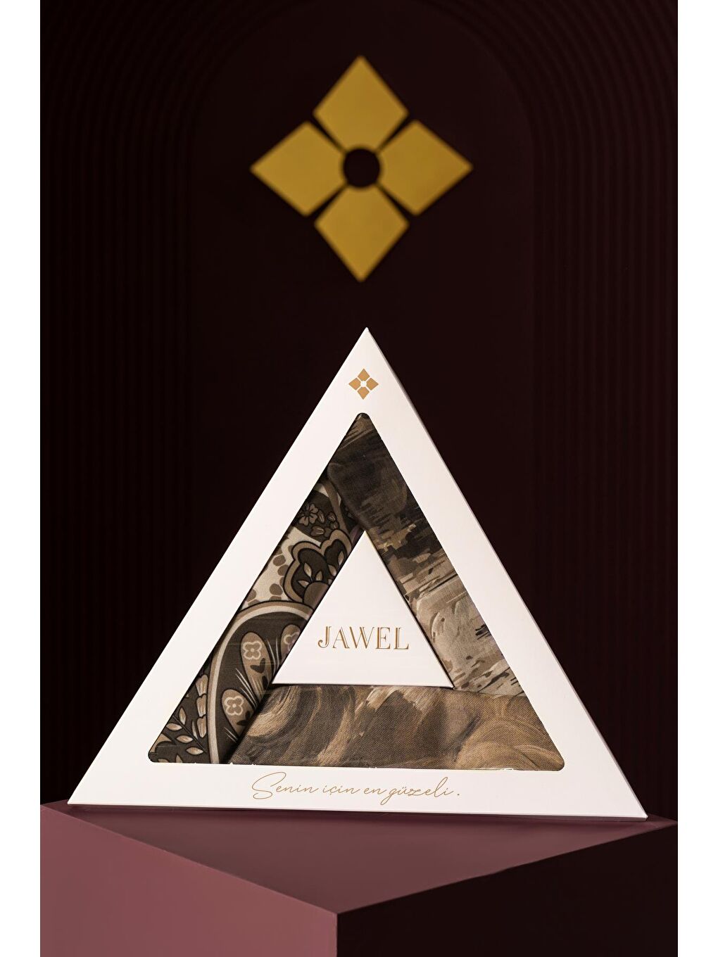 Karışık Kadın Soft Eşarp Paketi Acı Kahve (Mirla-Millas-Capua)-1