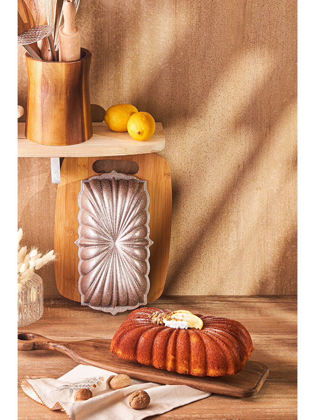 Pembe Arya Baton Kek Kalıbı Rosegold