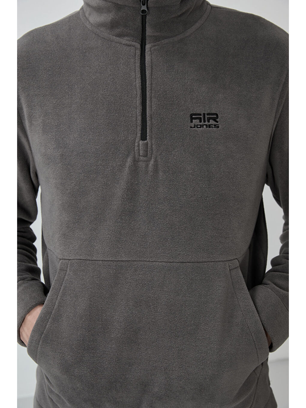 Carol Koyu Gri Polar Erkek Eşofman Takım - 85226-3