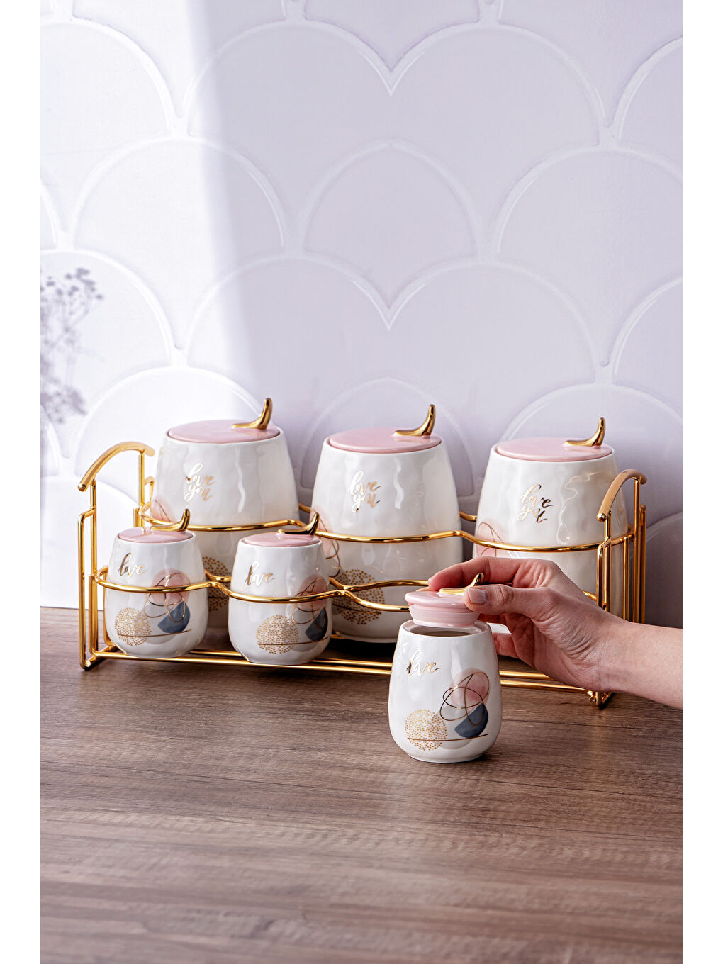 Beyaz Pure Love 7'li Baharat Takımı