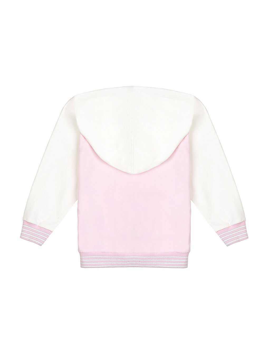 Kız Çocuk Kalp Baskılı Kapüşonlu Sweatshirt 2 Yaş-6 Yaş Pembe-2