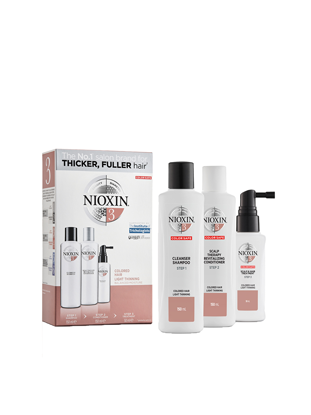 Nioxin Renksiz Dökülme Karşıtı Saç Serumu Set 150 ml