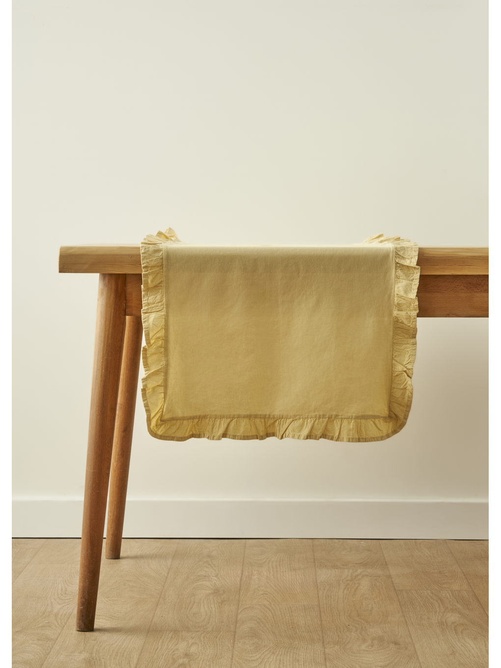 %100 Pamuk Elegance Runner Sarı (50x150 Cm)-1