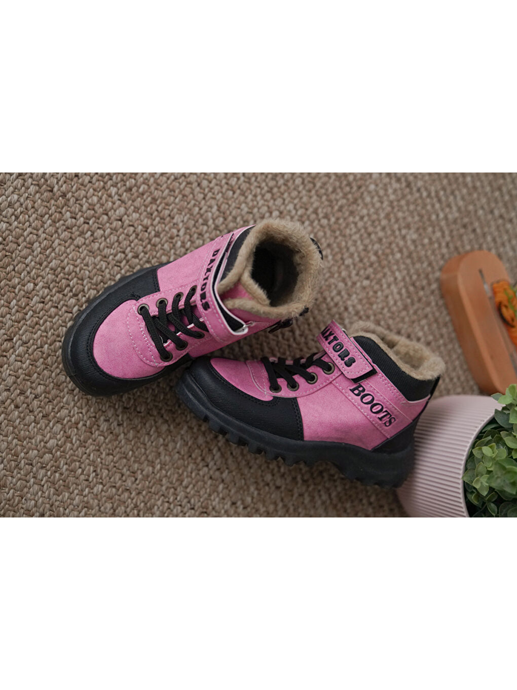 Fuşya D615 Günlük Ortopedik Unisex Çocuk Bot-1