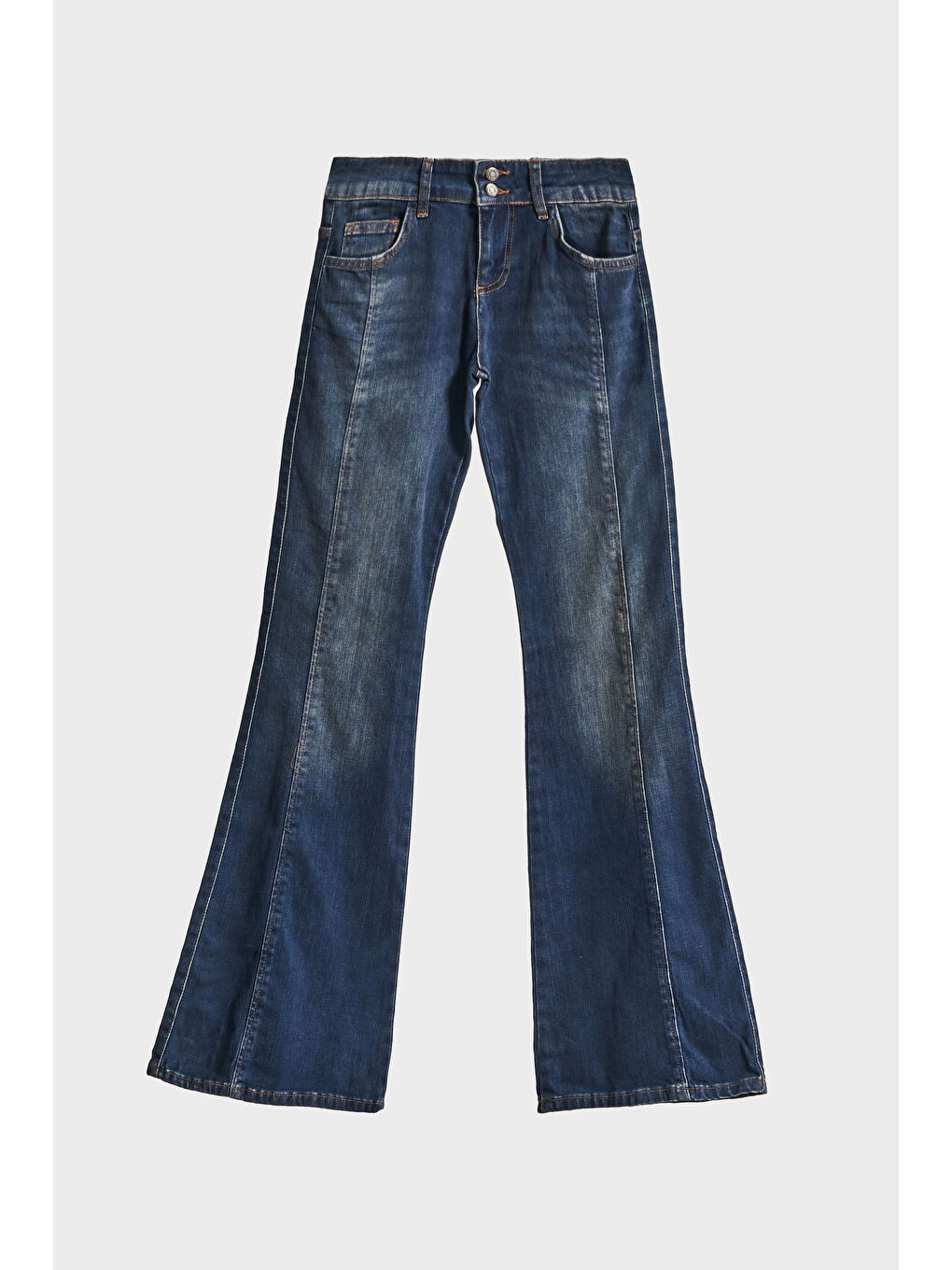 Mavi Kadın Jean Rengi 2w5-8 Mid Rise Flare Fit Süper Esnek Kumaş İspanyol Paça Denim Jean-1